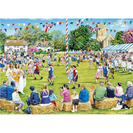 Gibsons Games 1000 Piece Around the Maypole Jigsaw Puzzle