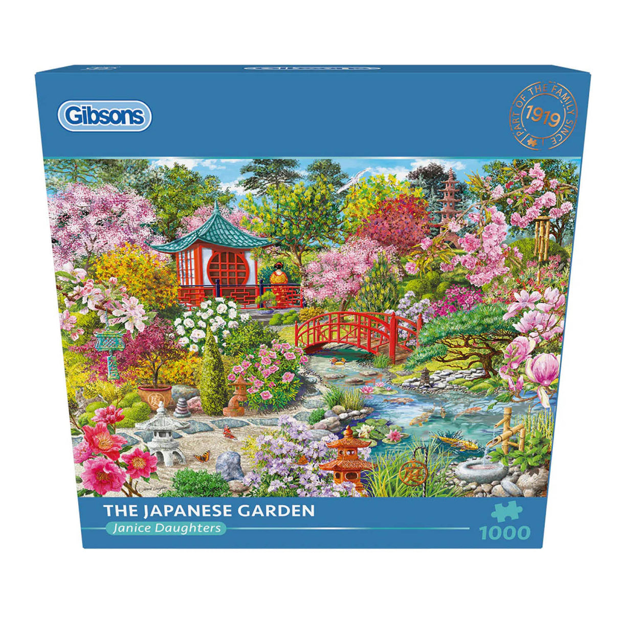 Gibsons Games 1000 Piece The Japanese Garden Jigsaw Puzzle