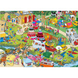 Gibsons Games 1000 Piece Jokesaws Campsite Capers Jigsaw Puzzle
