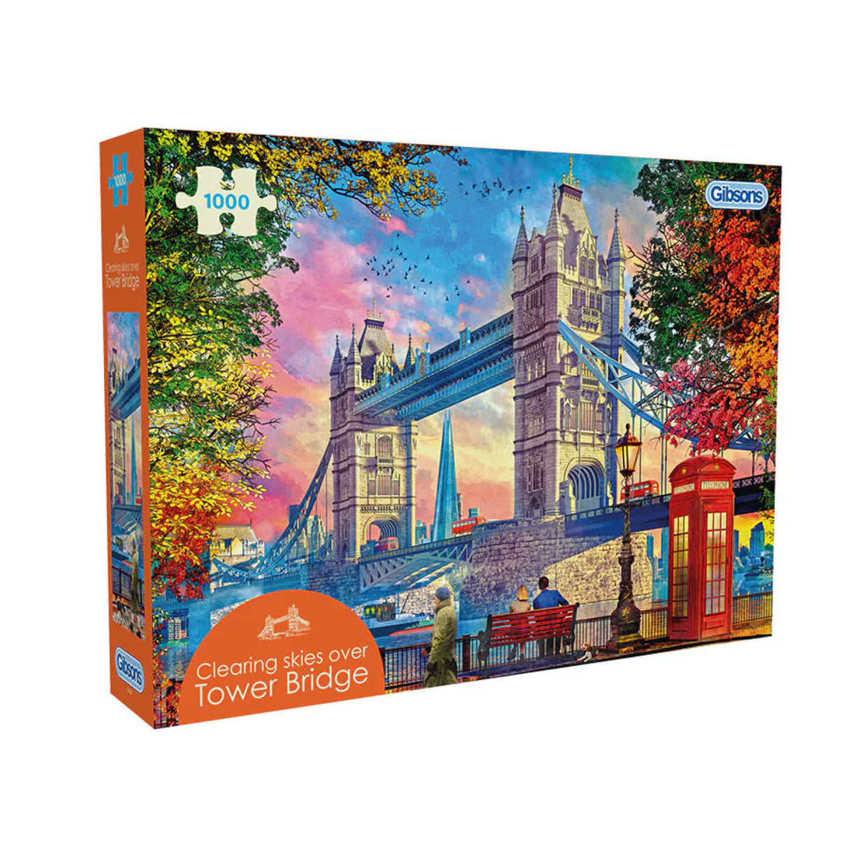 Gibsons Games 1000 Piece Clearing Skies Over Tower Bridge Jigsaw Puzzle
