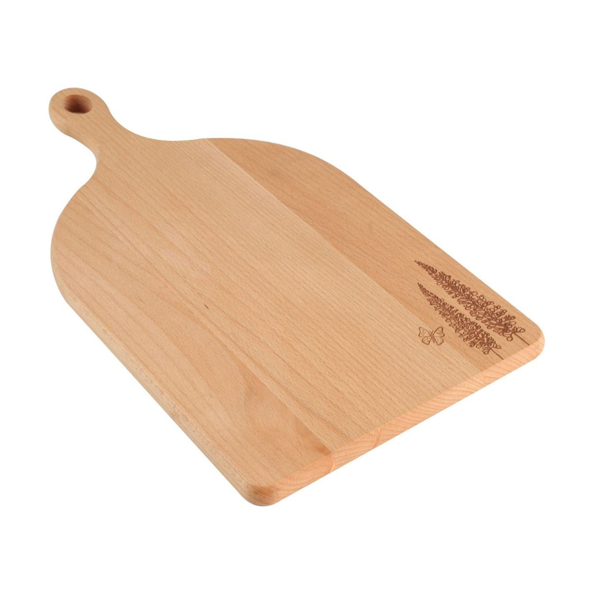 T&G Woodware 39.5cm Large Cottage Garden Handled Chopping Board