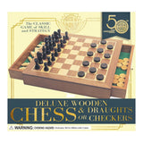 House Of Marbles Chess and Draughts Set