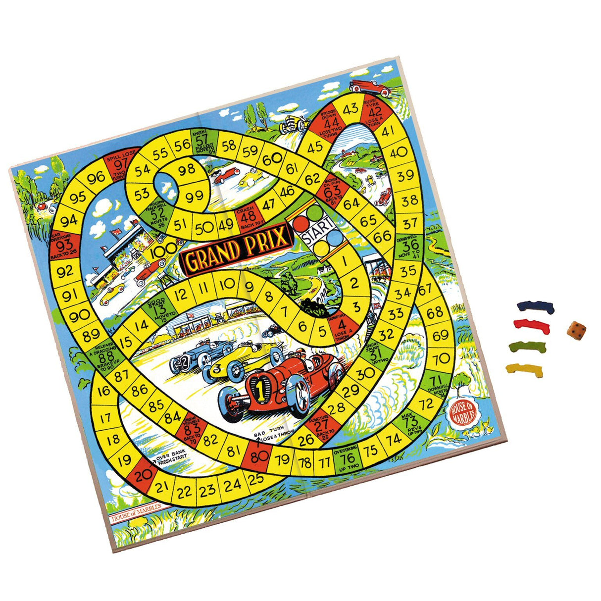 House Of Marbles Grand Prix Racing Game
