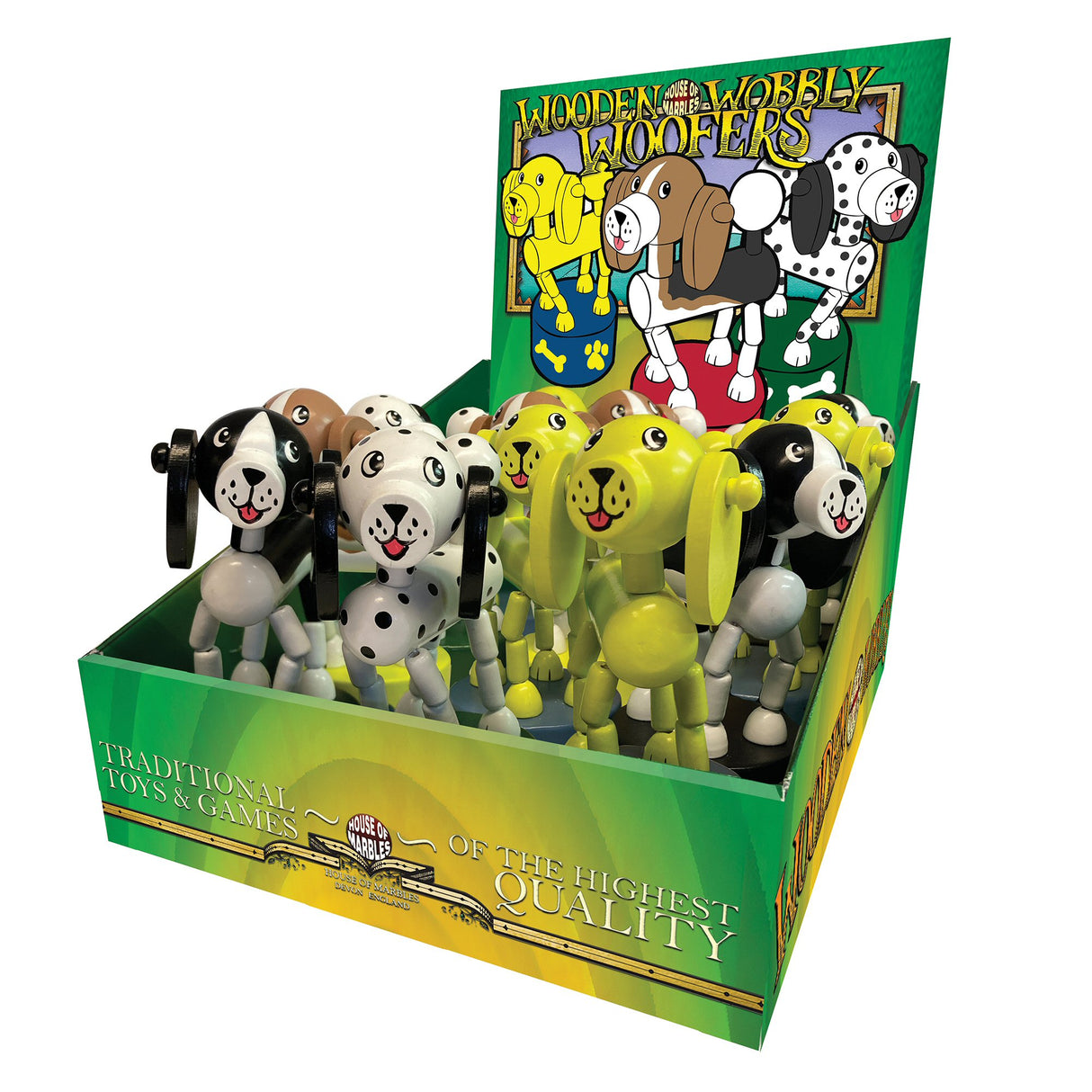 House Of Marbles Wooden Wobbly Woofers (Choice of 4)