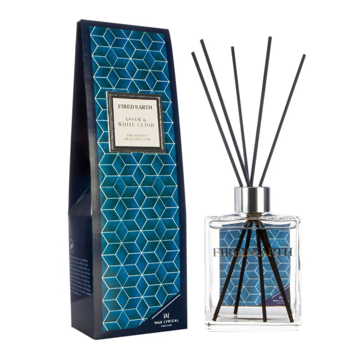 Fired Earth 180ml Assam & White Cedar Reed Diffuser - FE2205
