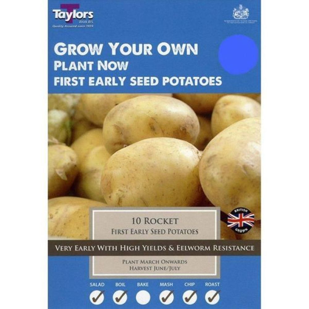 Taylors 10 Rocket First Early Seed Potatoes
