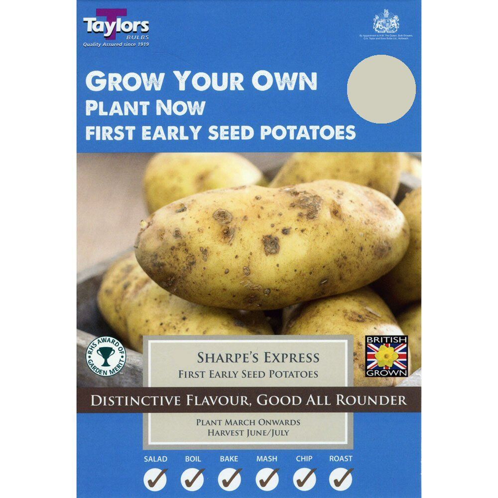 Taylors 10 Sharpe's Express First Early Seed Potatoes