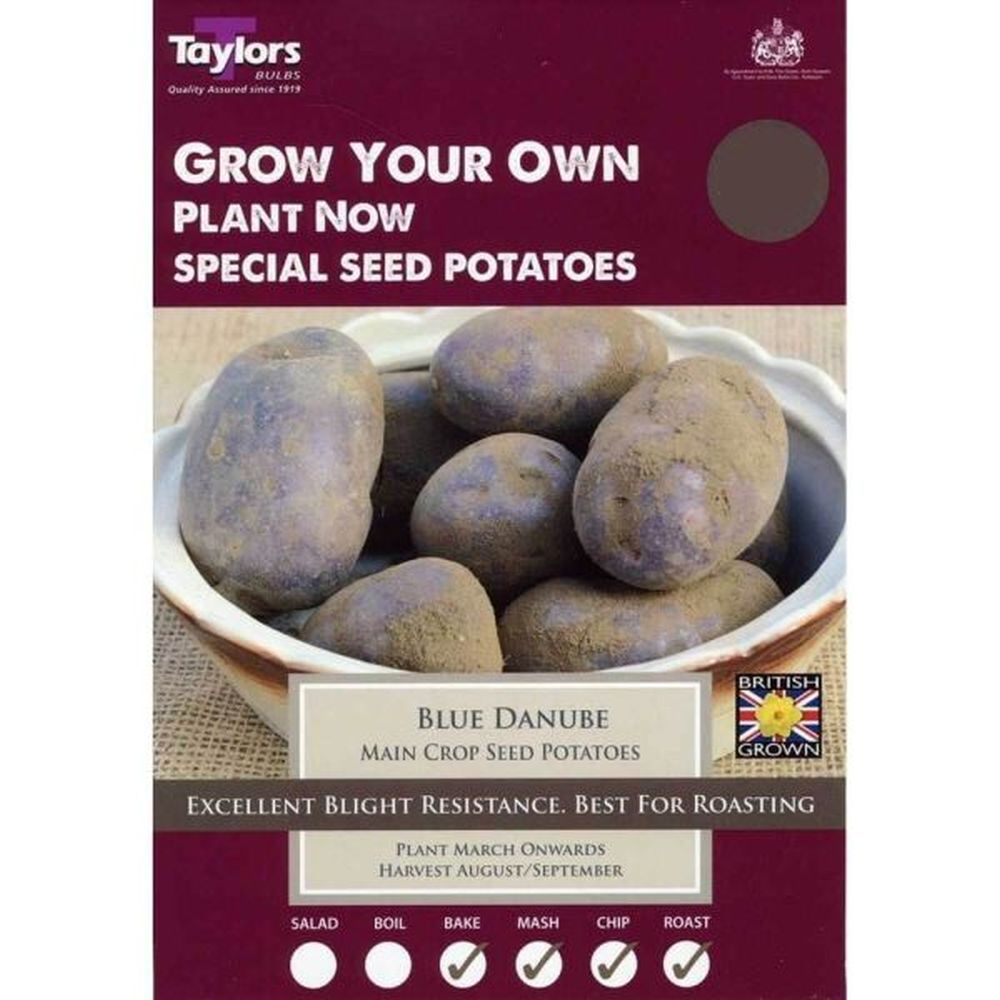Taylors 8 Blue Danube Special Main Crop Seed Potatoes
