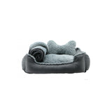 Ancol 60 x 50cm Grey Dog Bed Set