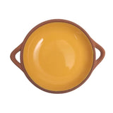 Dexam 18cm Ochre Small Glazed Terracotta Tapas Dish