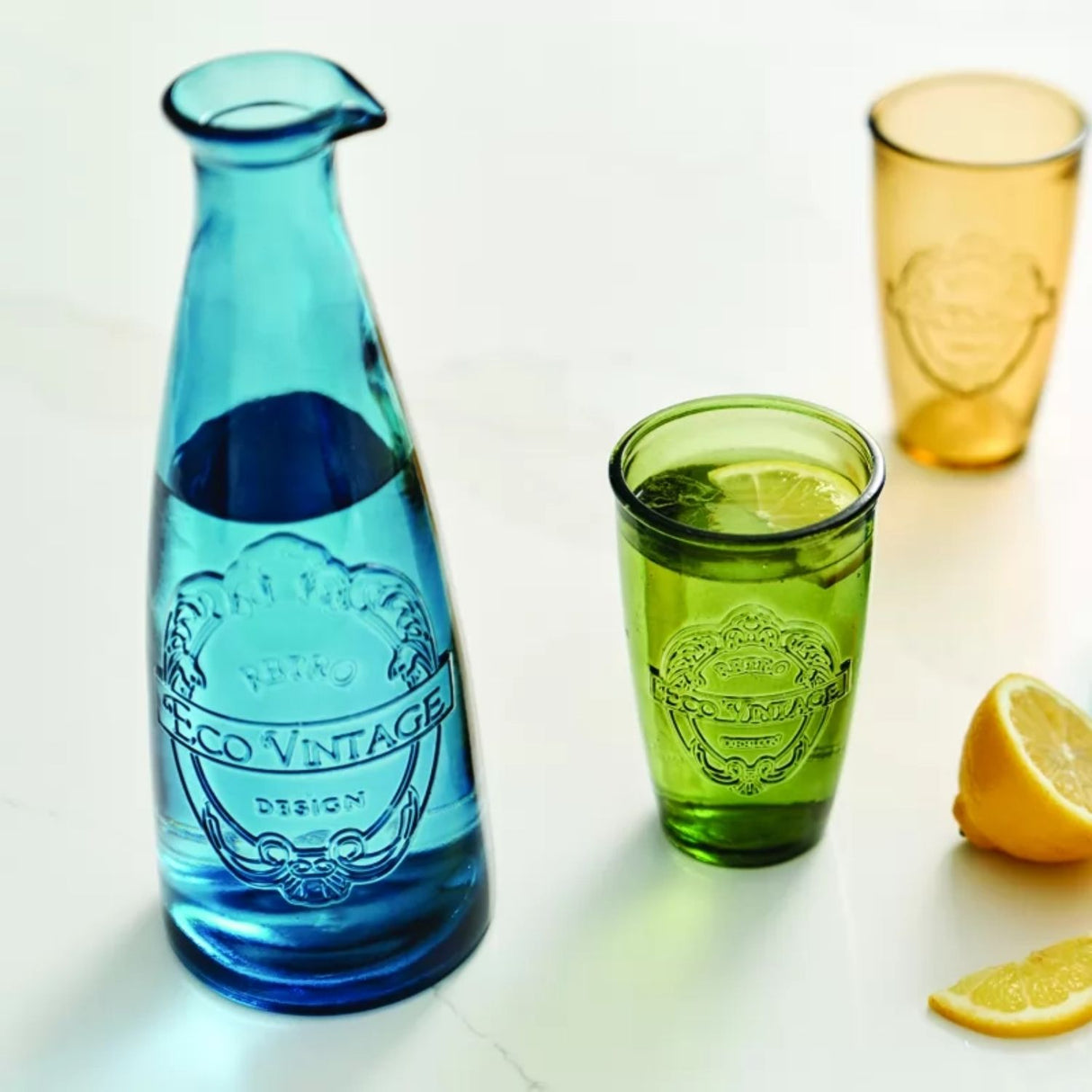 Dexam 350ml Green Recycled Glass Tumbler