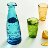 Dexam 1 Litre Ink Blue Recycled Glass Carafe