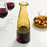 Dexam 1 Litre Ochre Recycled Glass Carafe