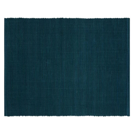 Dexam 45cm Ink Blue Recycled Cotton Napkin & Place Mat Set