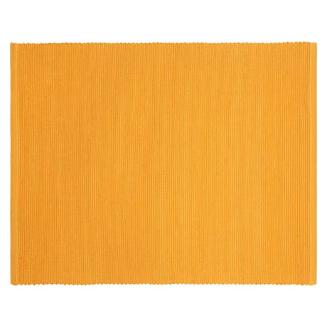 Dexam 45cm Recycled Cotton Napkin & Place Mat Set - Ochre