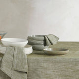 Walton & Co Olive 46cm Green Chambray Napkin (Set of 4)