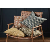 Walton & Co 43cm Saffron Martta Handblock Print Cushion