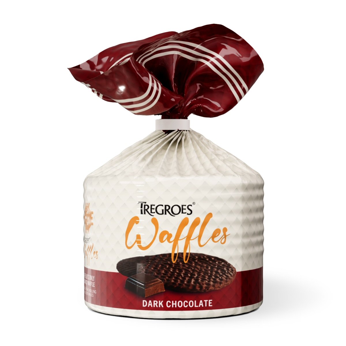 Tregroes 270g Dark Chocolate Covered Waffles in Bag
