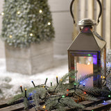 Festive 50 Multi Colour LED Battery Operated String Lights (4.9m)