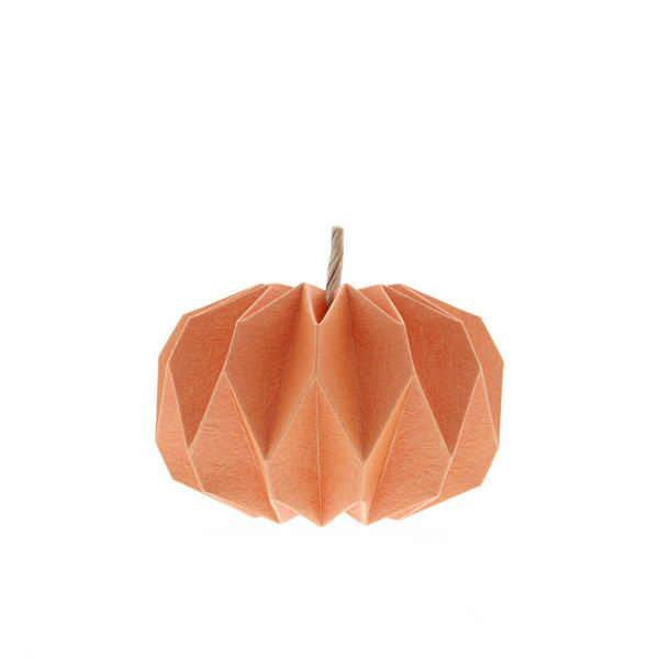 Festive 11cm Orange Folding Paper Pumpkin