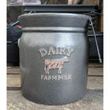 Woodlodge 23cm Matte Black Dairy Pot