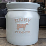 Woodlodge 23cm Matte Grey Dairy Pot