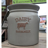 Woodlodge 16cm Matte Grey Dairy Pot