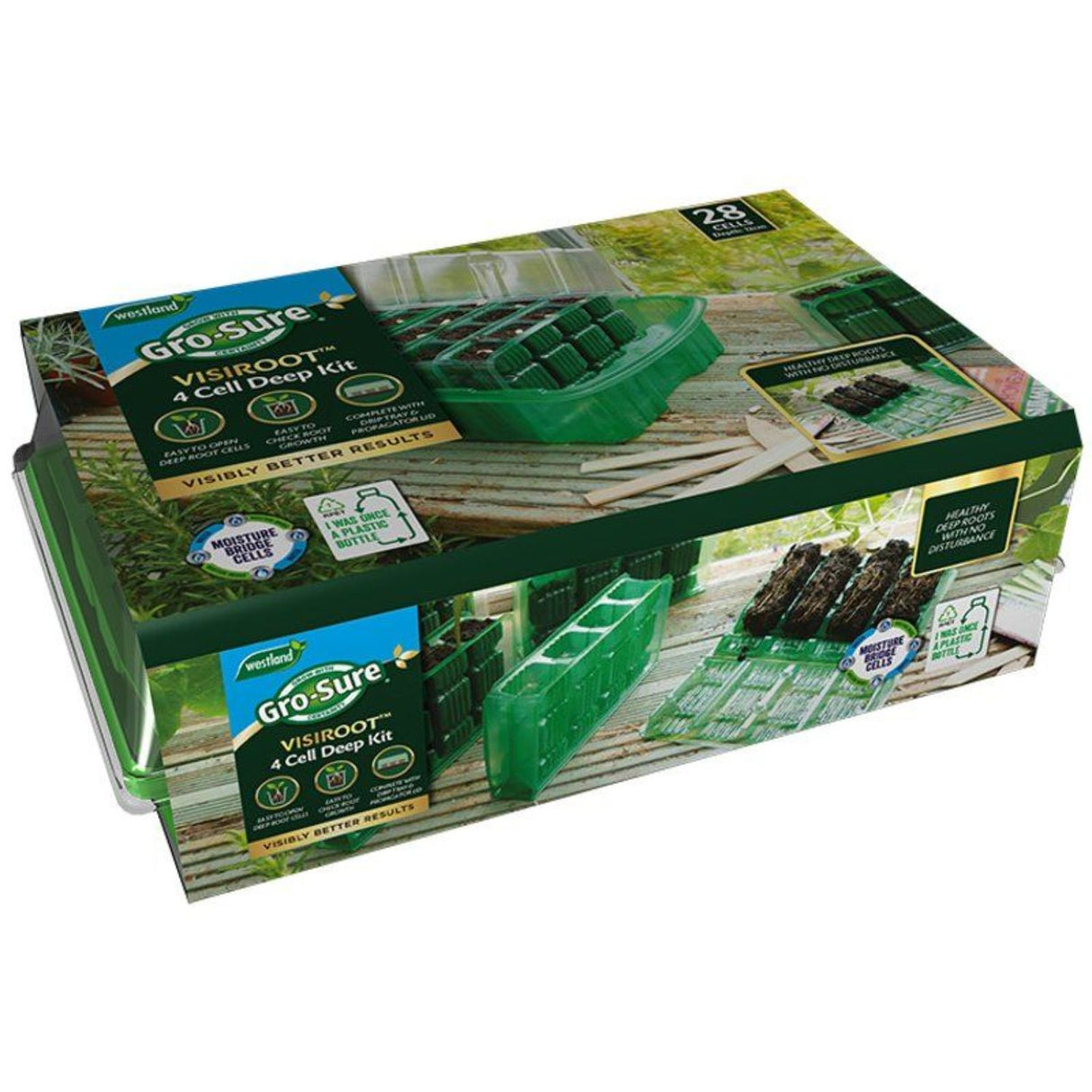 Westland Gro Sure - Visiroot 4 Cell Deep Propagation Kit
