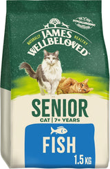 James Wellbeloved 1.5kg Fish Senior Dry Cat Food