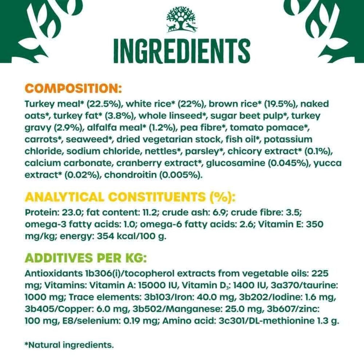 James Wellbeloved 1.5kg Turkey & Rice Senior Dry Dog Food