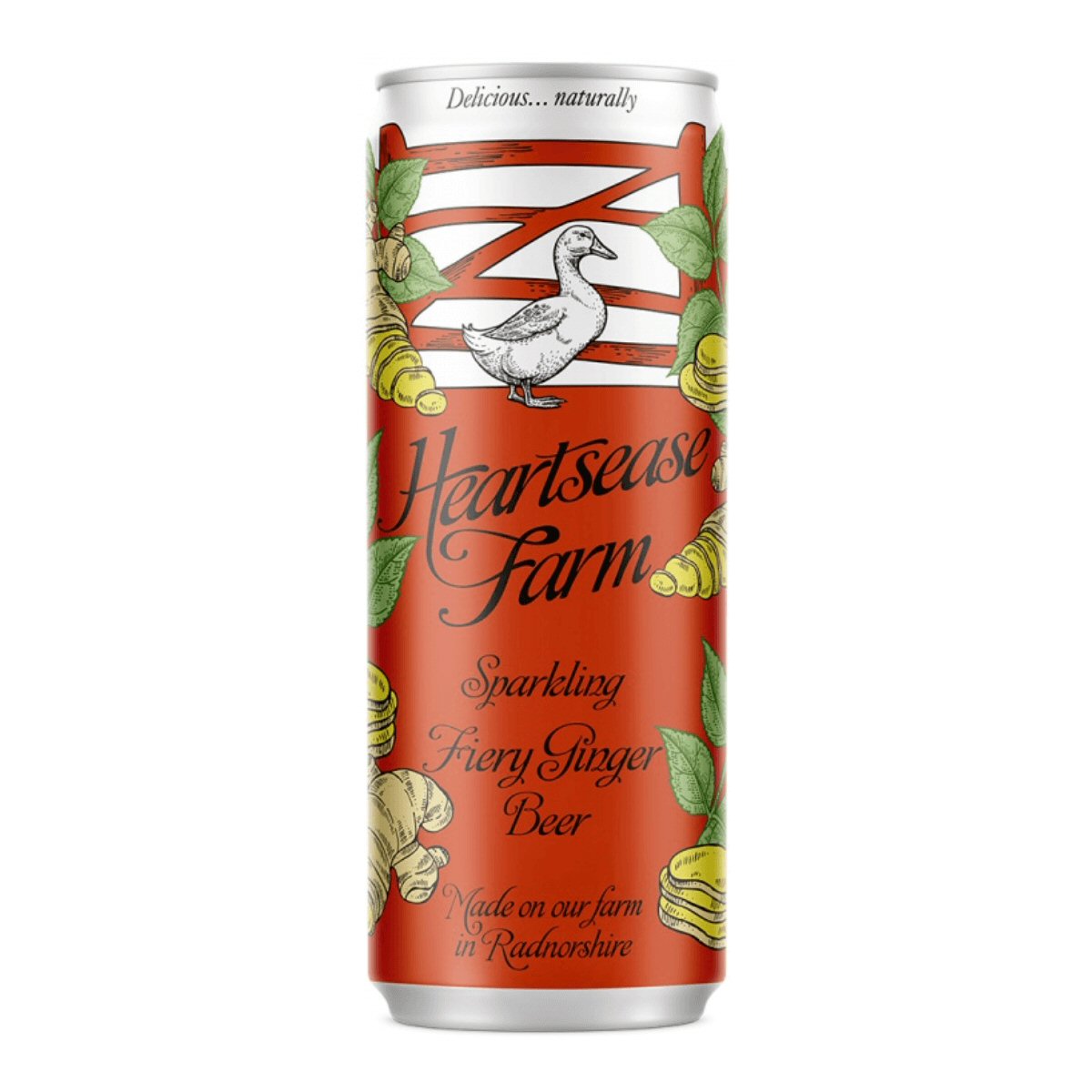 Heartsease Farm 330ml Fiery Ginger Beer Can