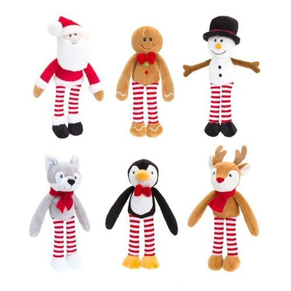 Keel Toys 12cm Christmas Dangly Leg Characters (Choice of 6)