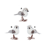 Gisela Graham Fabric Cone Bird Decoration (Choice of 3)