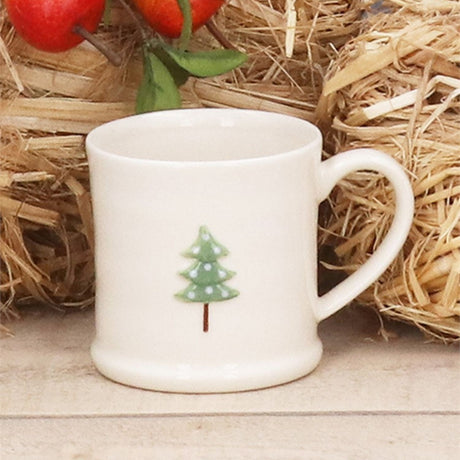 Gisela Graham Green Tree Mini Mug