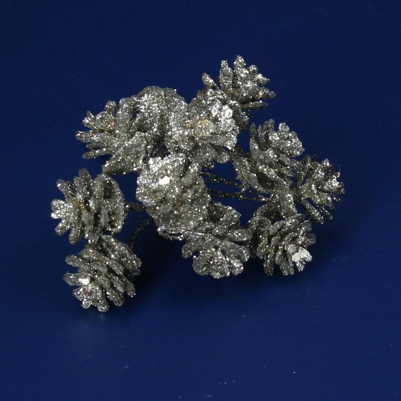 Gisela Graham 13cm Pale Gold Mini Cone Pick