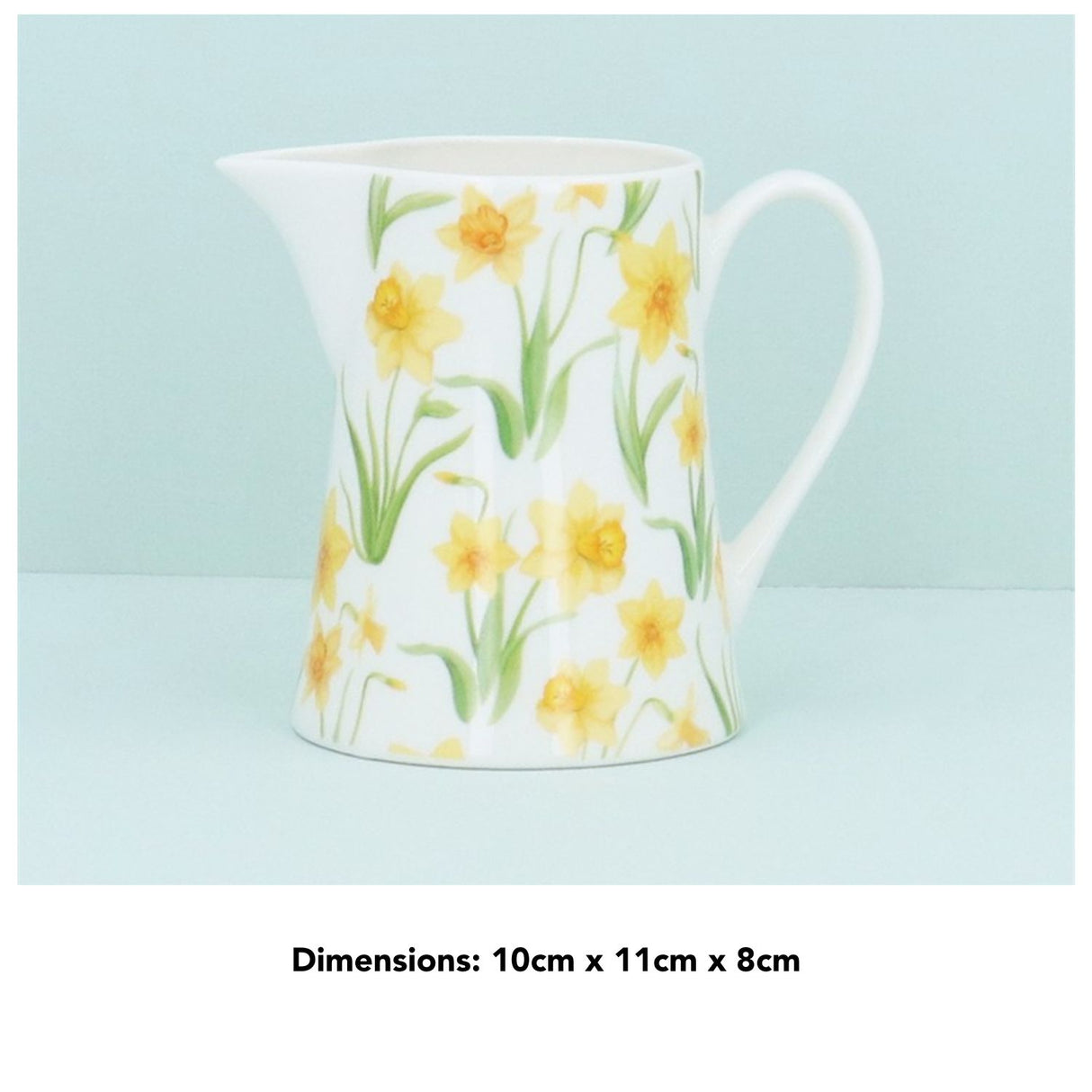 Gisela Graham 11cm Daffodil Bone China Jug