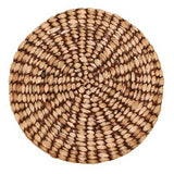 Walton & Co 38cm Brown Circular Hyacinth Placemat