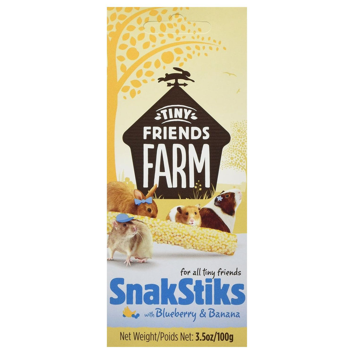 Supreme Tiny Friends 100g Blueberry & Banana SnakStiks