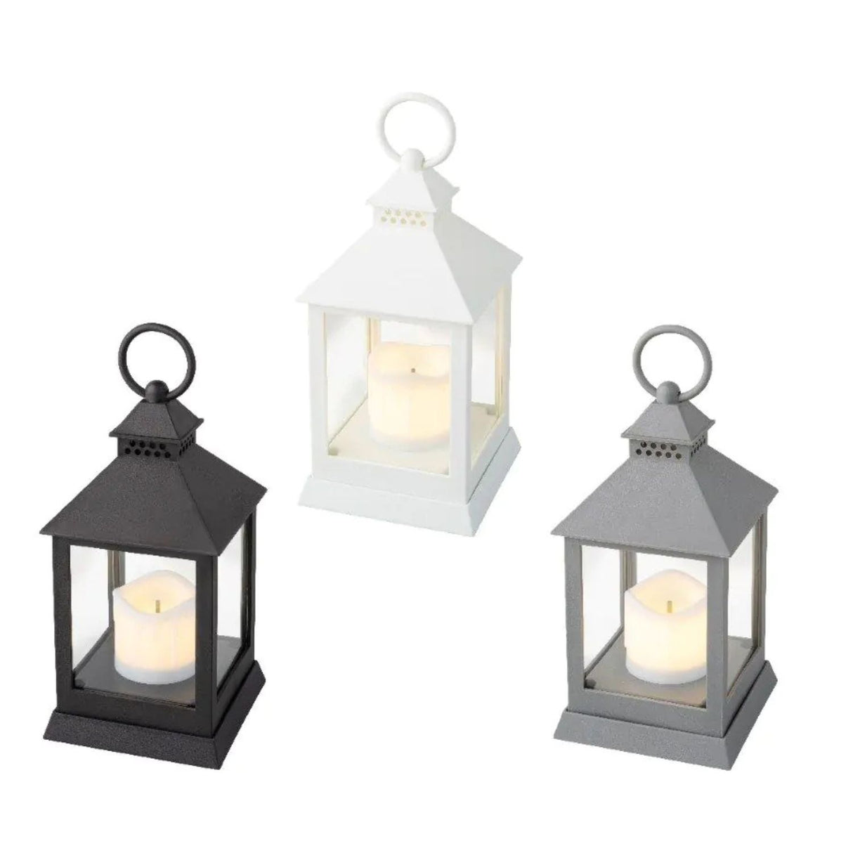 Kaemingk 15cm LED lantern (Choice of 3)