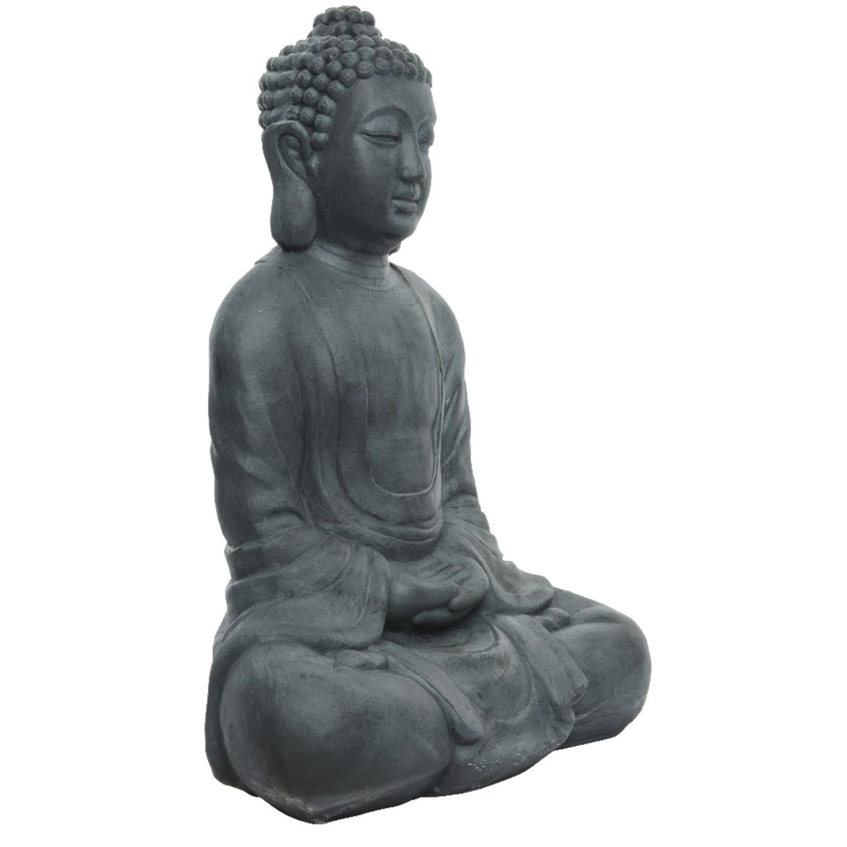 Decoris 79cm Statue Polymagnesium Buddha Outdoor