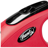 Flexi Classic Retractable Cord 5m Dog Lead - Medium, Red