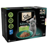 Sheba 12 x 85g Mixed Selection Kitten Wet Food Pouches in Gravy