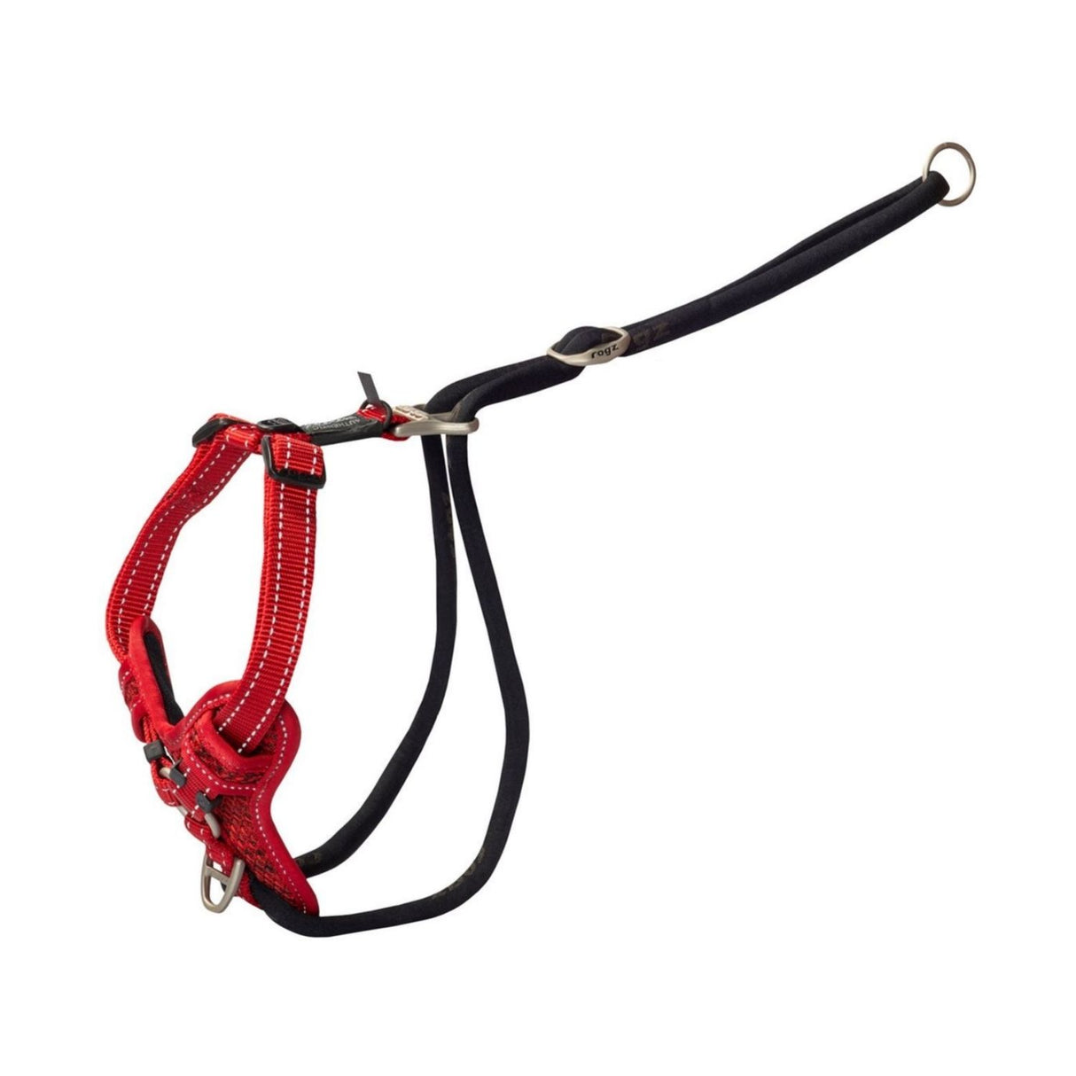 Rogz Stop Pull Harness Red - Large