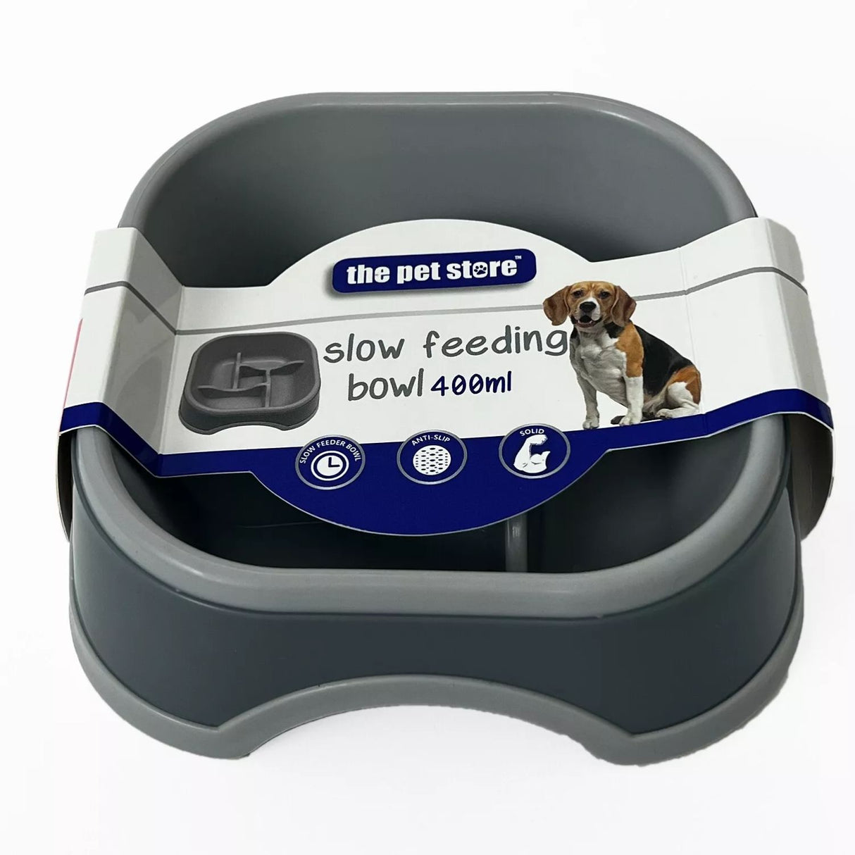 The Pet Store 400ml Slow Feeding Dog Bowl