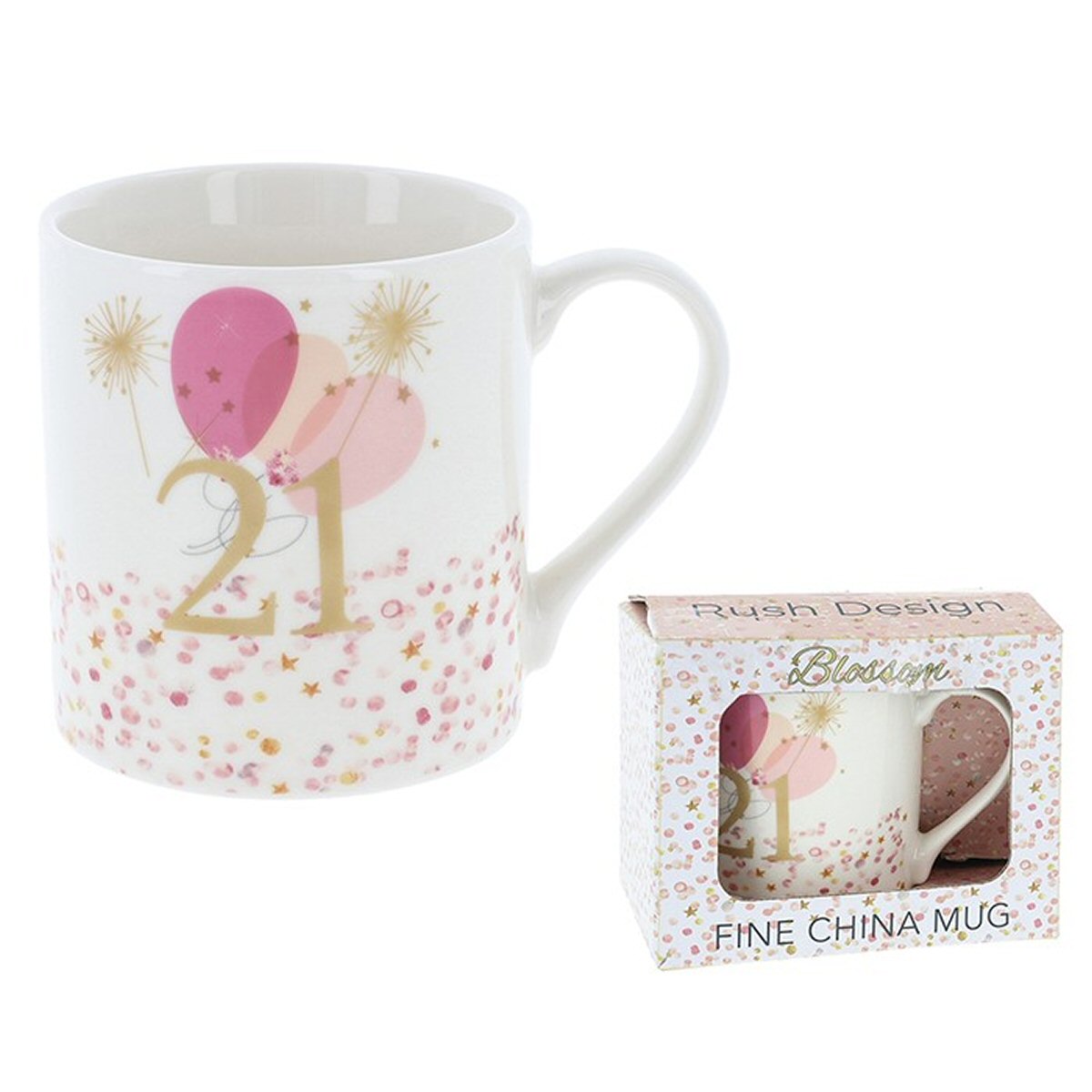 Rush Blossom 21st Birthday Ceramic Mug