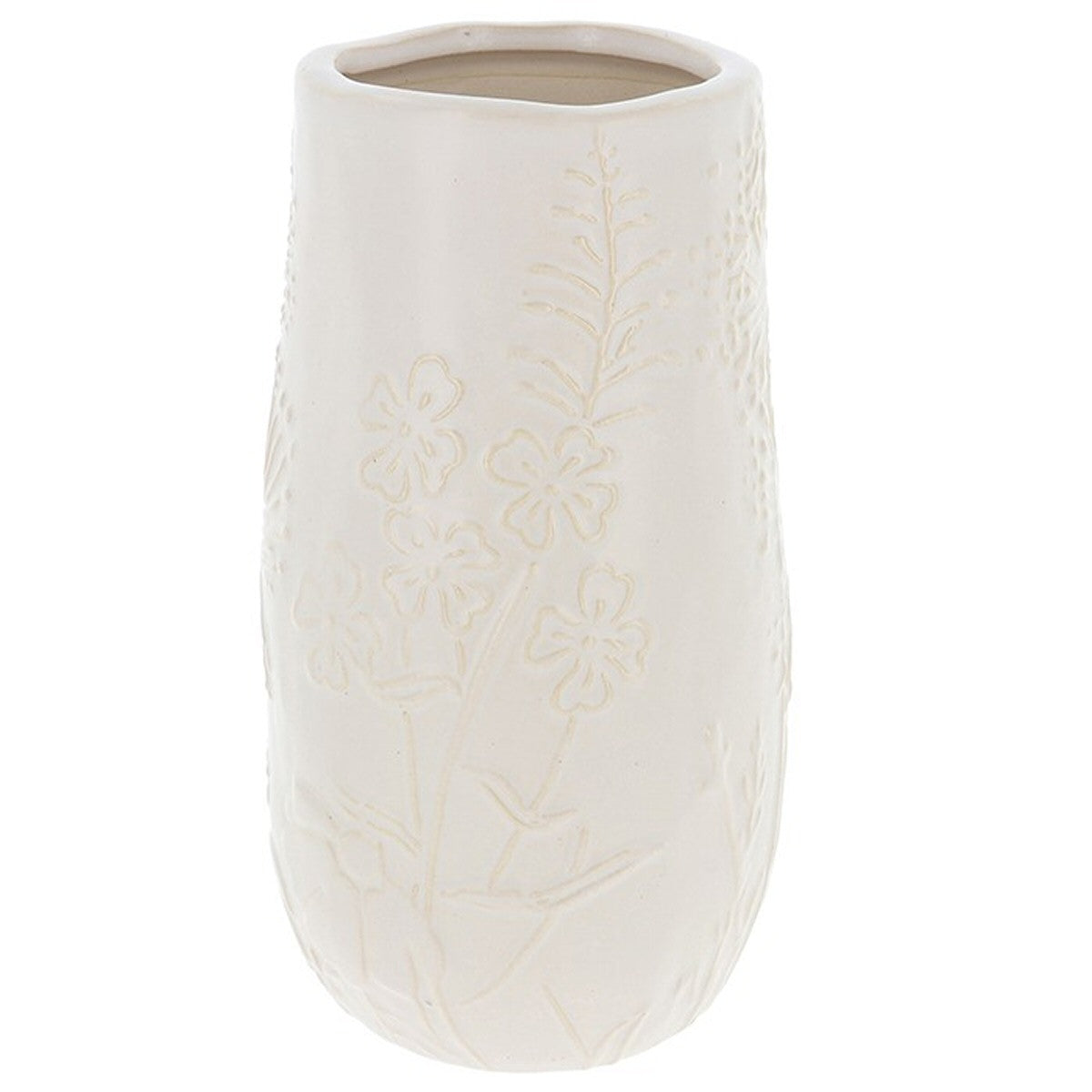 Joe Davies 26cm Medium Cream Meadow Sweet Open Vase