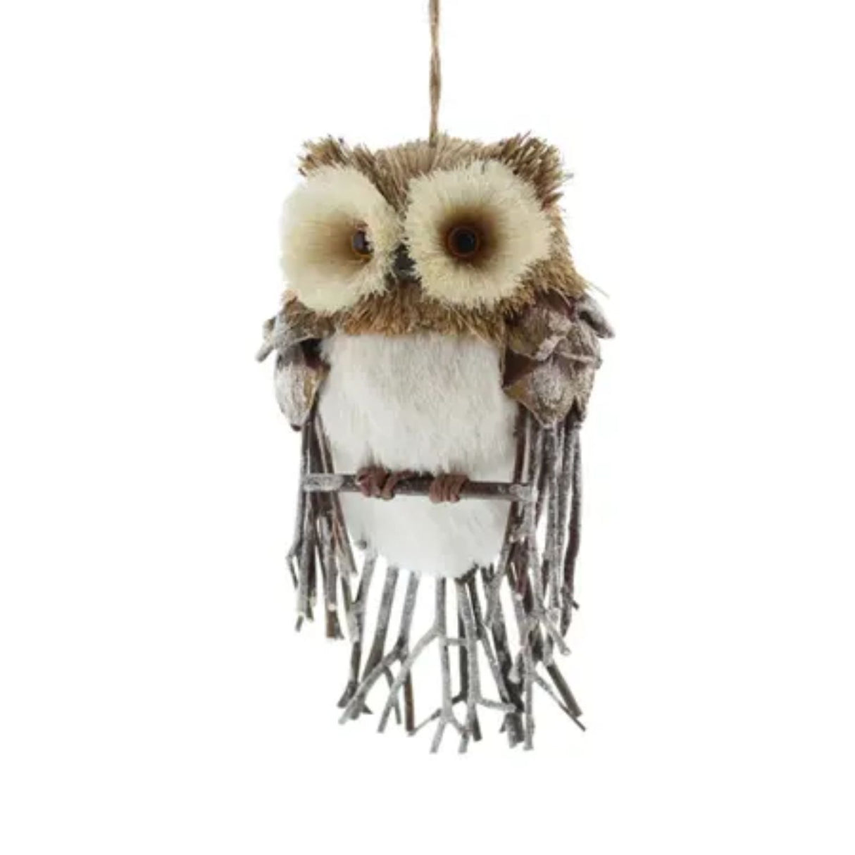 Festive 20cm Bristle Owl