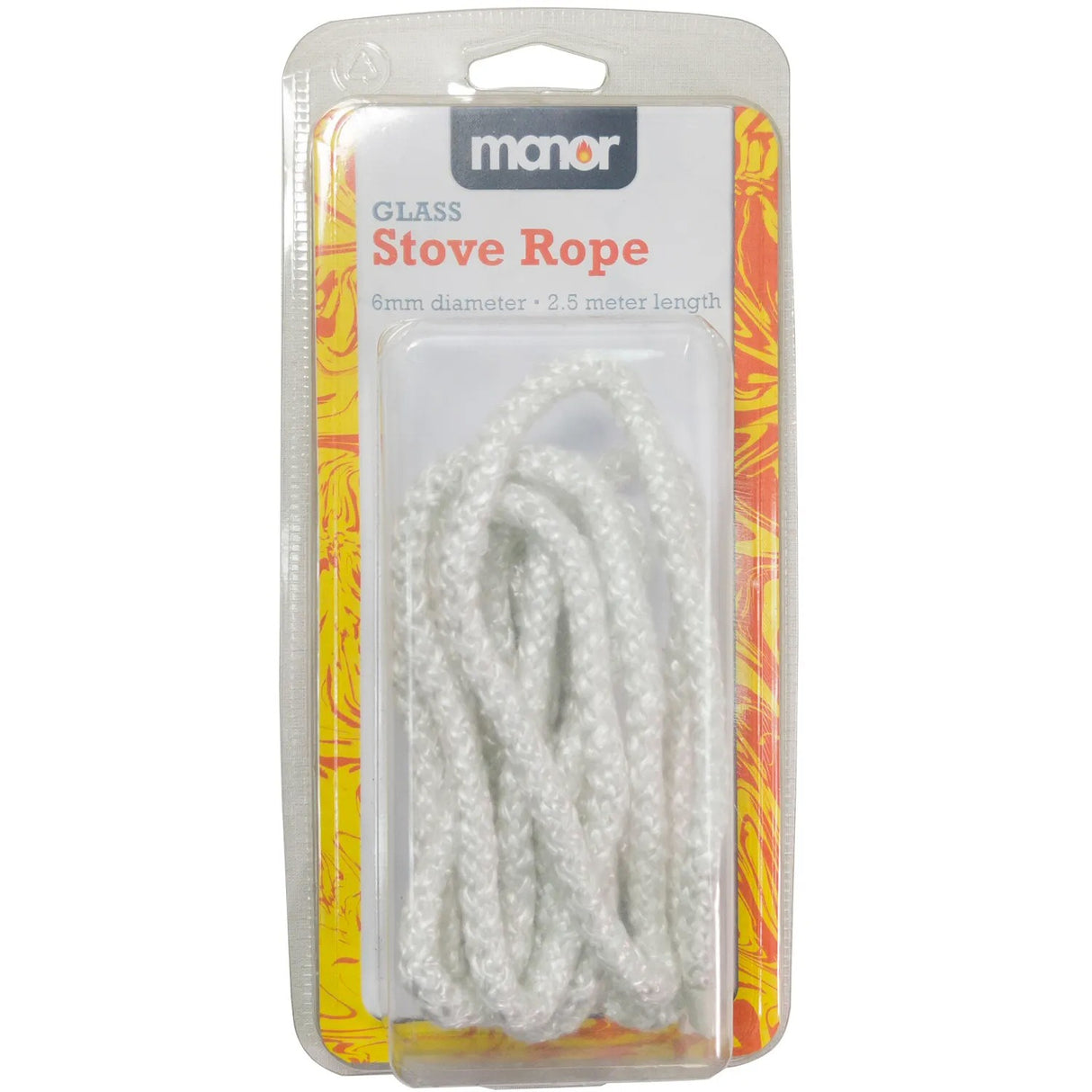 Manor Stove Rope - 2.5M X 12mm* for Sealing & Insulating Stove Doors