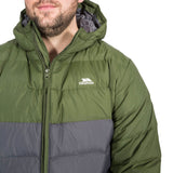 Trespass Moss Green Oskar Padded Water Resistant Jacket - X Large
