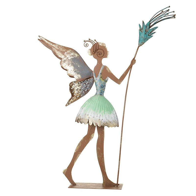 Heaven Sends 66cm Fairy In Green Dress with Flower